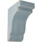 Ekena Millwork 5 1/4"W x 8 1/2"D x 11"H Bedford Wood Vintage Decor Bracket, Driftwood Blue BKTWD05X09X11BEBU - alternate 1